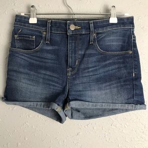 MOSSIMO high rise denim shorts